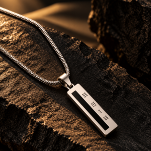 Roman Edge Silver Chain